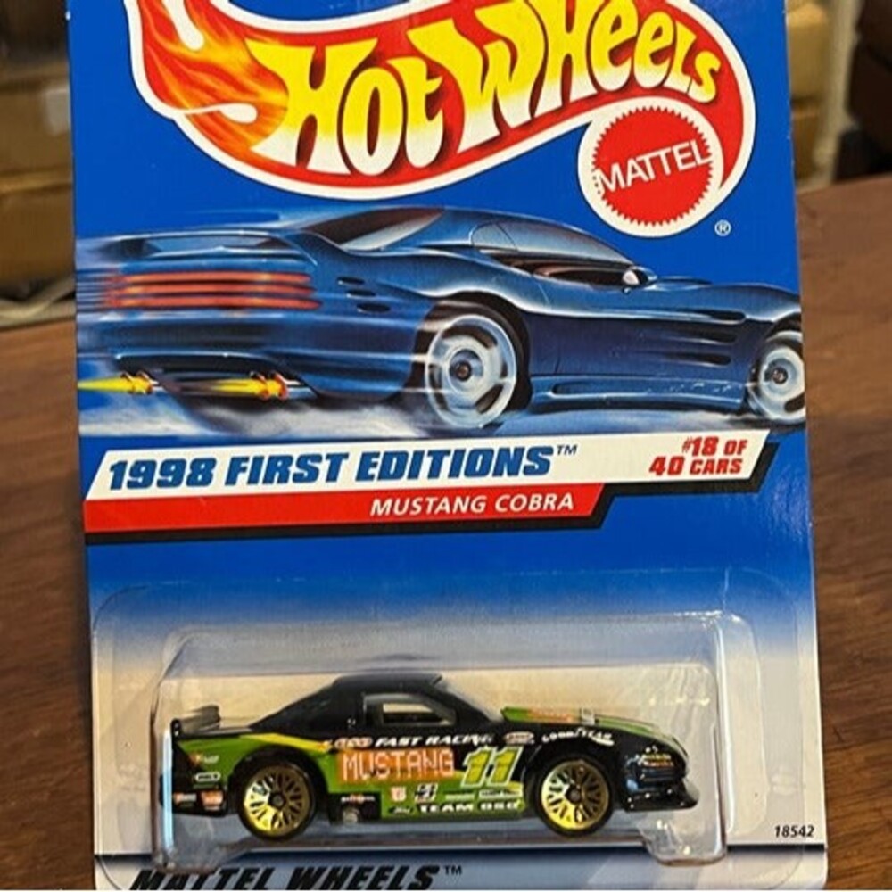 Vintage Hot Wheels 1998 First Editions #18 Mustang Cobra